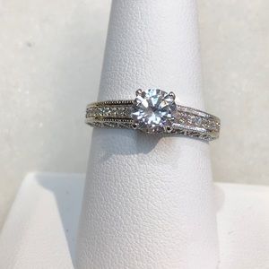 .925 silver detailed ring